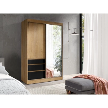 Schwebetürenschrank mit Spiegel Etotti 140