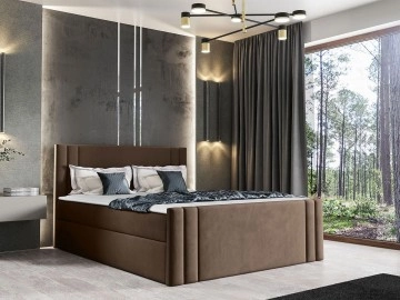 Boxspringbett mit zwei Bettkästen Neresko