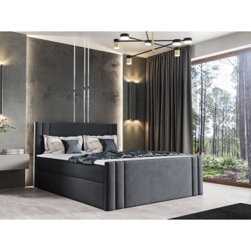Boxspringbett mit zwei Bettkästen Neresko