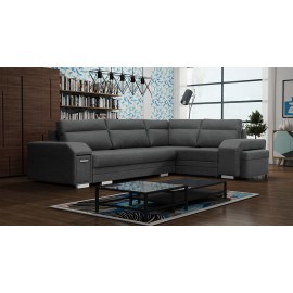 Miniaturbild von Ecksofa Florio mit Schlaffunktion und zwei Bettkästen