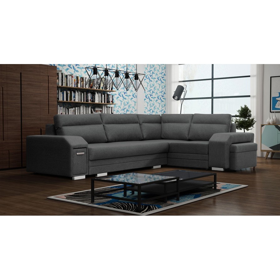 Ecksofa Florio mit Schlaffunktion und zwei Bettkasten Ecksofa Florio mit Schlaffunktion und zwei Bettkasten