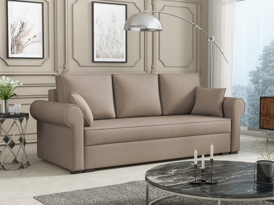 Sofa Masuria mit Schlaffunktion und Bettkasten