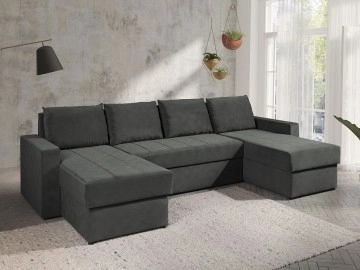 Wohnlandschaft Verdek Bis mit zwei Bettkästen und Schlaffunktion