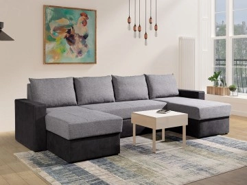 Wohnlandschaft Verdek Bis mit zwei Bettkästen und Schlaffunktion