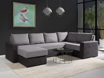 Wohnlandschaft Verdek Maxi mit Bettkasten und Schlaffunktion