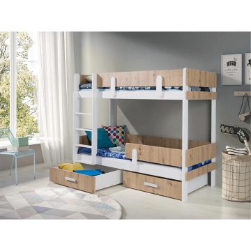 Etagenbett mit Stauraum Petenti 80