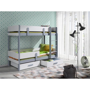 Etagenbett mit Stauraum Petenti 90
