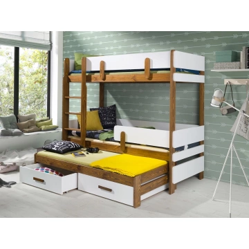 Etagenbett mit Stauraum Petenti III 80