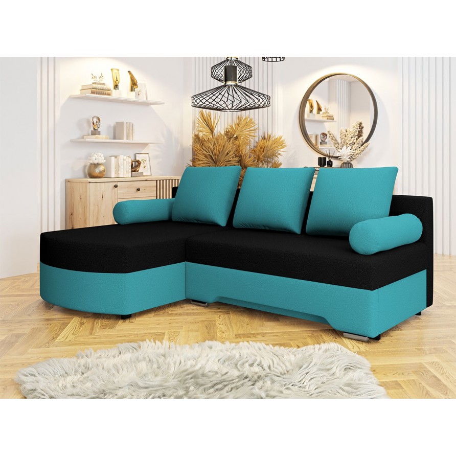 Ecksofa Almeria mit Schlaffunktion und Bettkasten Ecksofa Almeria mit Schlaffunktion und Bettkasten