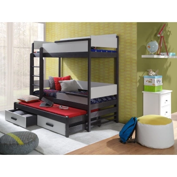 Etagenbett mit Ausziehbett Stagioni 180