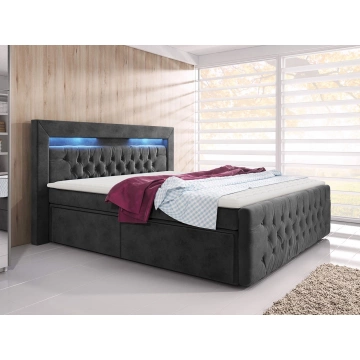 Boxspringbett Burma mit viere Stauraum