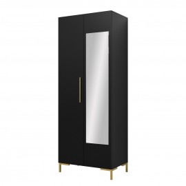 Miniaturbild von Drehtürenschrank mit Spiegel Frunofta
