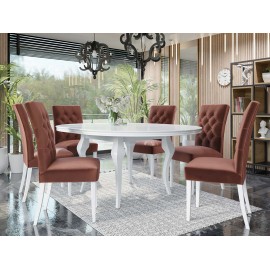 Essgruppe 06: Tisch Julia FI 100 + Stühle ST85 (7-teilig)