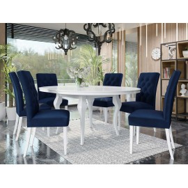 Essgruppe 06: Tisch Julia FI 120 + Stühle ST85 (7-teilig)