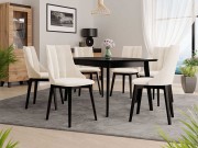 Essgruppe 07: Tisch Botiler 140x80 + Stühle ST97 (7-teilig)
