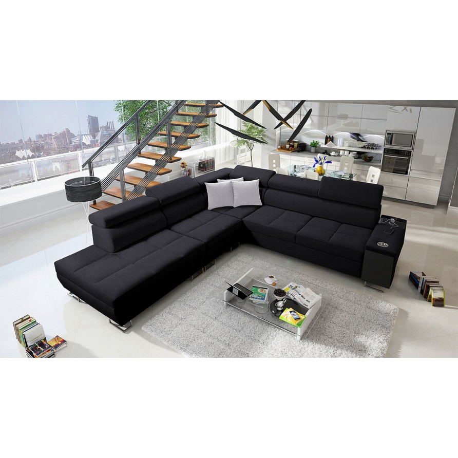 Ecksofa Ewasy IX mit zwei Bettkästen und Schlaffunktion Ecksofa Ewasy IX mit zwei Bettkästen und Schlaffunktion