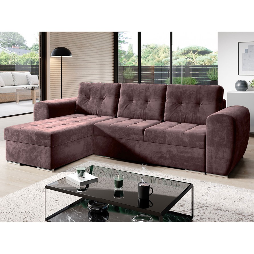 Ecksofa Darilko mit Schlaffunktion und Bettkasten Ecksofa Darilko mit Schlaffunktion und Bettkasten