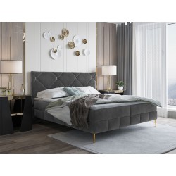 Boxspringbett mit zwei Bettkästen Sagiro