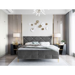 Boxspringbett mit zwei Bettkästen Sagiro