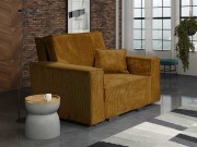 Sofa Clivia Star Cord I mit Schlaffunktion und Bettkasten