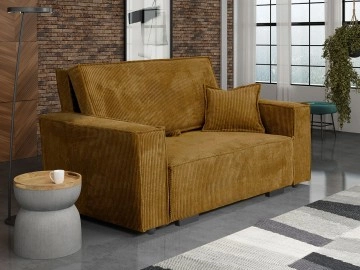 Sofa Clivia Star Cord II mit Schlaffunktion und Bettkasten