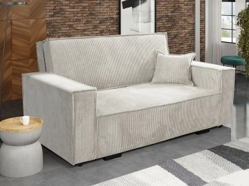 Schlafcouch Clivia Star Cord III mit Bettkasten