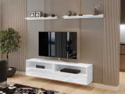 TV-Lowboard Oreox mit zwei Wandregale XXIII