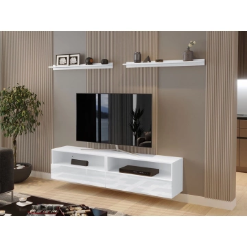 TV-Lowboard Oreox mit zwei Wandregale XXIII