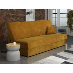 Sofa Ted Mini Cord mit Schlaffunktion und Bettkasten