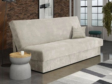 Sofa Ted Mini Cord mit Schlaffunktion und Bettkasten