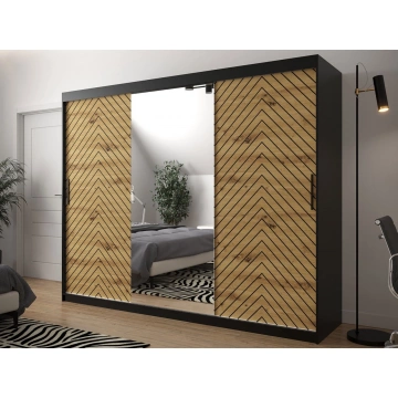 Schwebetürenschrank mit Spiegel Ratintu II 250 cm