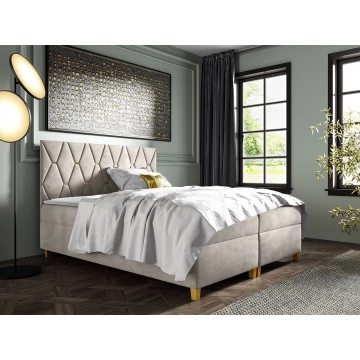 Boxspringbett mit zwei Bettkästen Carinima