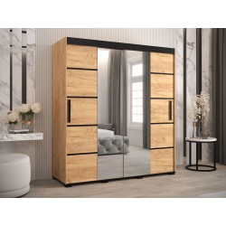 Schwebetürenschrank mit Spiegel Spirydon V4 180 cm