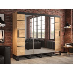 Schwebetürenschrank mit Spiegel Willow V4 250 cm