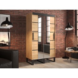 Schwebetürenschrank mit Spiegel Willow V4 120 cm