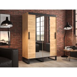 Schwebetüren mit Spiegel Willow T1 150 cm