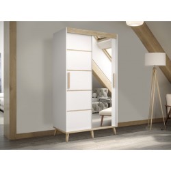 Schwebetürenschrank mit Spiegel Bravo V2 120 cm
