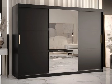 Schwebetürenschrank mit Spiegel Terospito 2 250