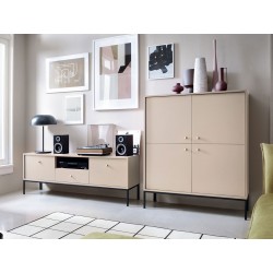 Wohnzimmer-Set Tonkor Beige III