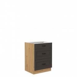 Miniaturbild von Unterschrank Retroline 60 D 3S BB