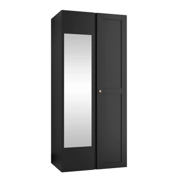 Kleiderschrank Terospito 2D mit Spiegel
