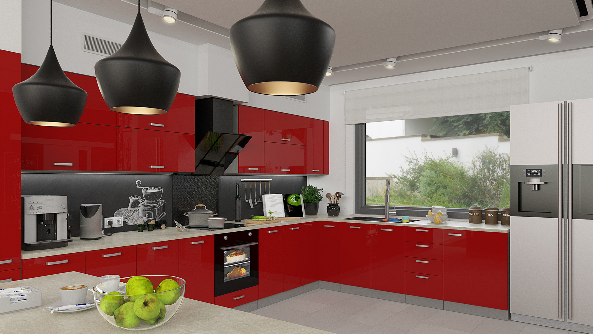 Moderne Küche mit Insel – Inspiration - Mirjan24