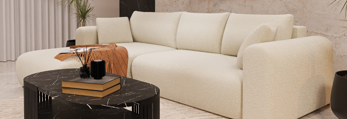 Abgerundetes Sofa – der Innenraum-Design-Hit dieses Jahres!