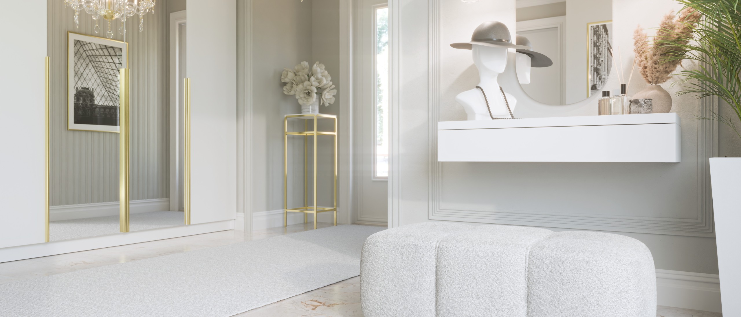 Moderner Flur voller Eleganz
