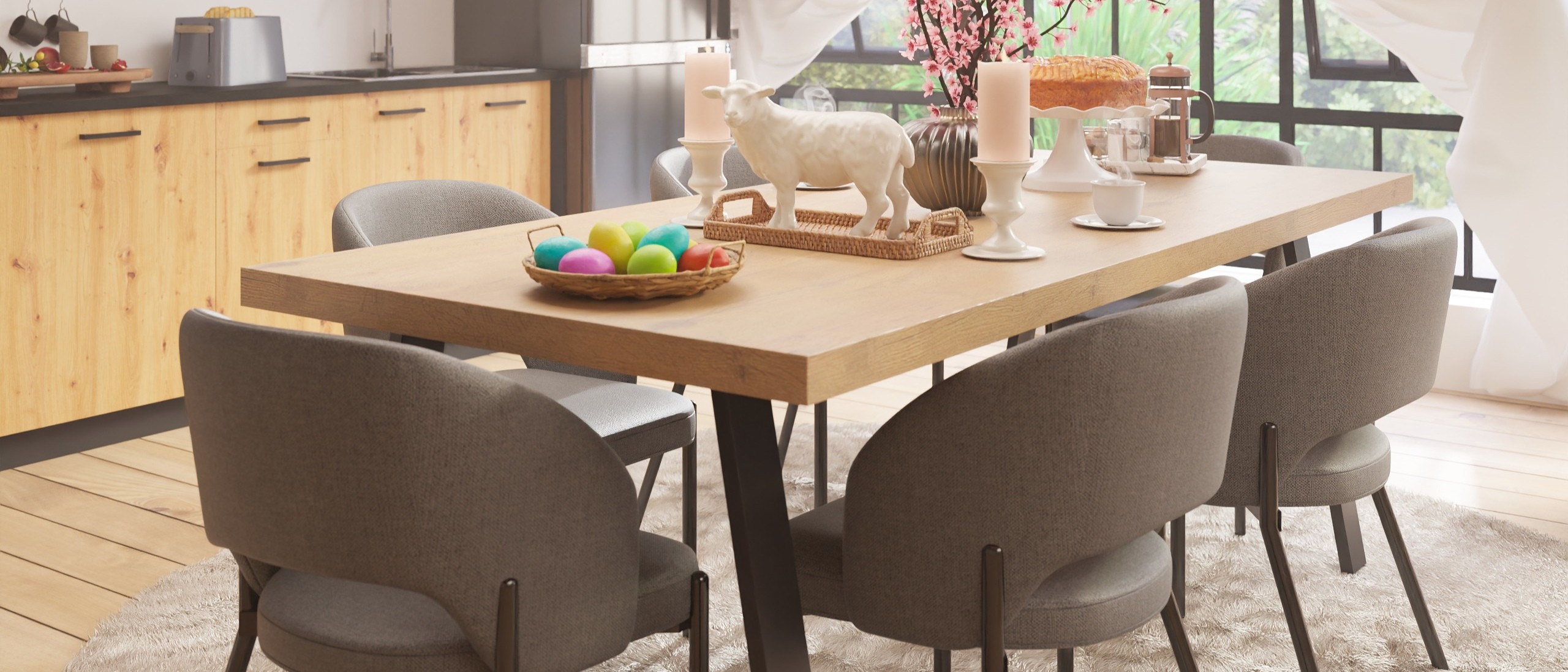 Osterloft mit Terrassenausgang