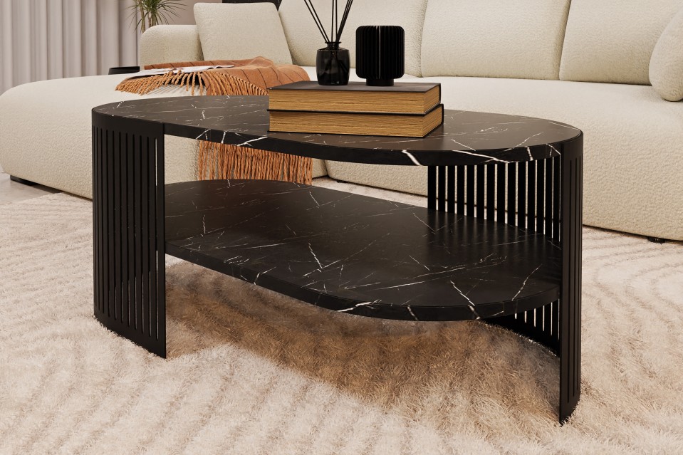 Couchtisch oval Zinzit II
