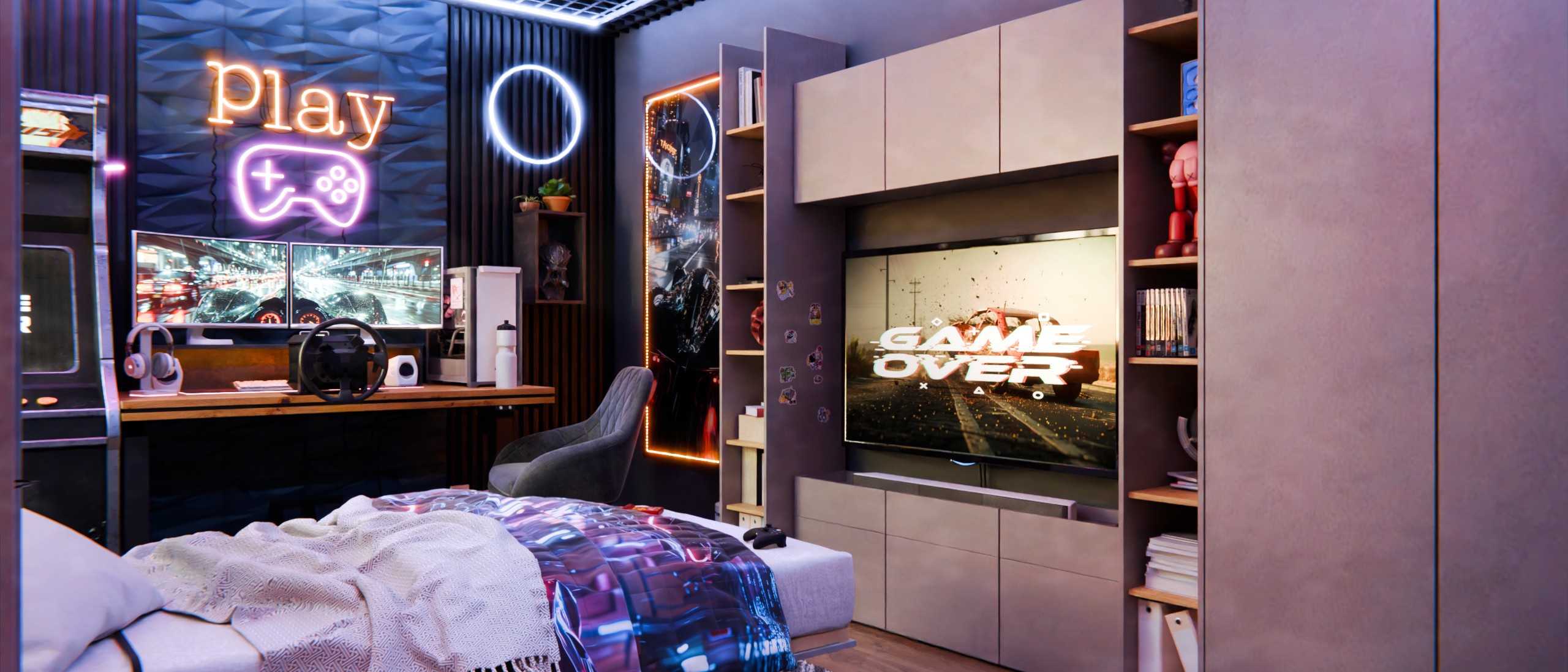 Modernes Jugendzimmer 
