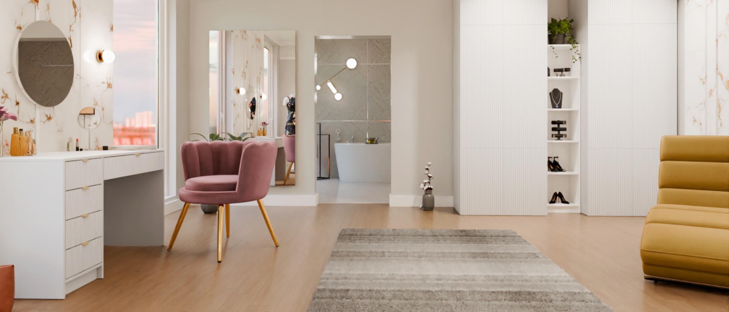Ankleidzimmer modern classic