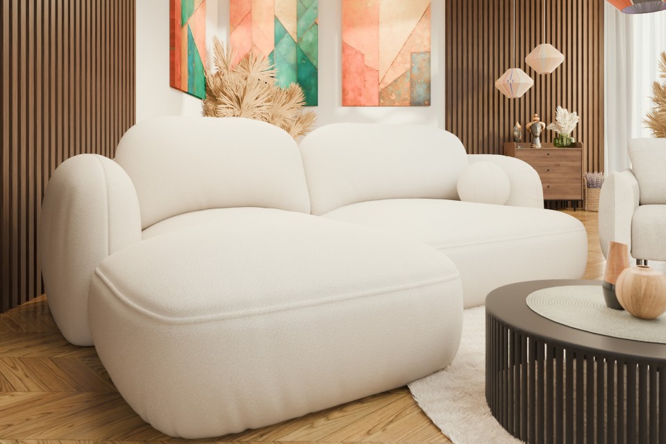 Ecksofa Morezi mit Bettkasten und Schlaffunktion