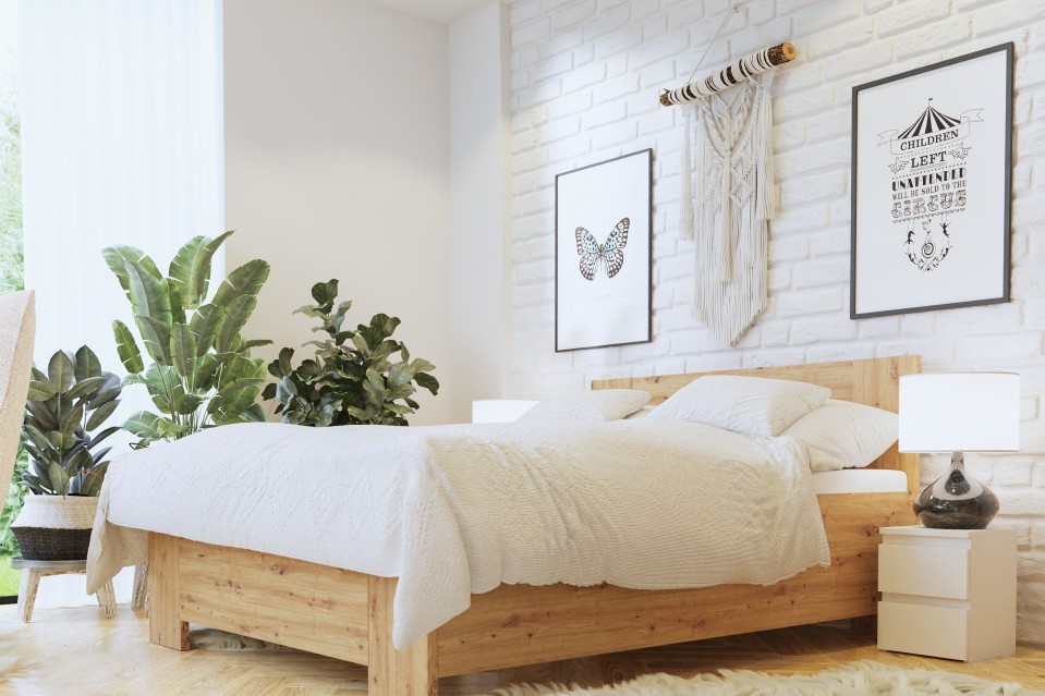 Bett mit Bettkasten Darsiv DR02